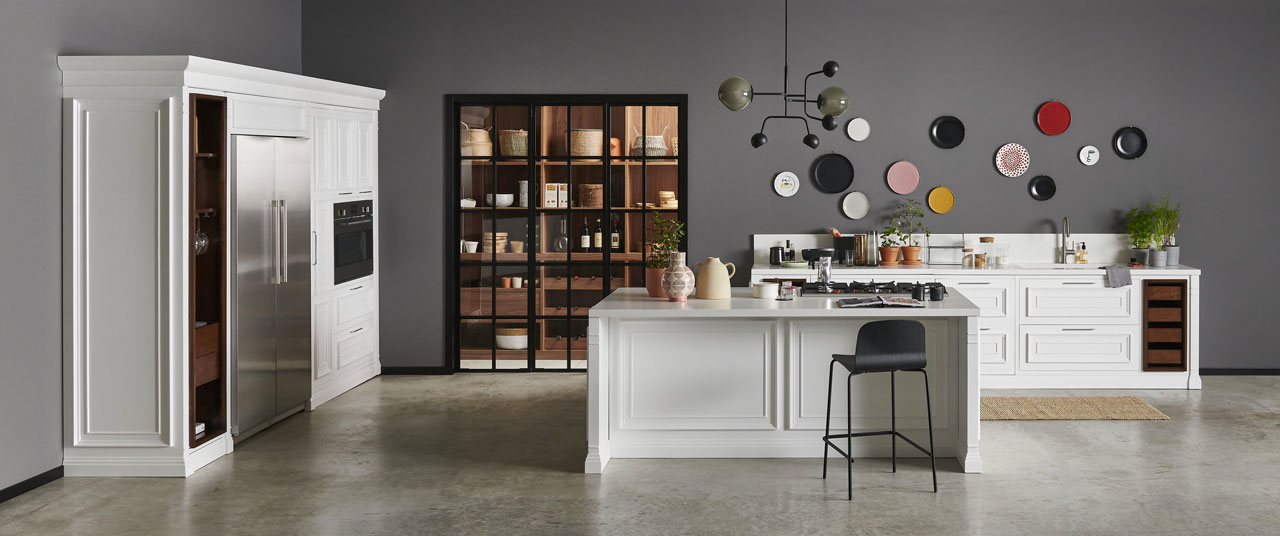 Lago Living - Pepe Kitchen - Noce Moscata collection detail